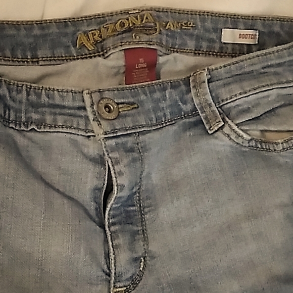 Size 15 long Women's Arizona Bootcut jeans - Picture 1 of 3